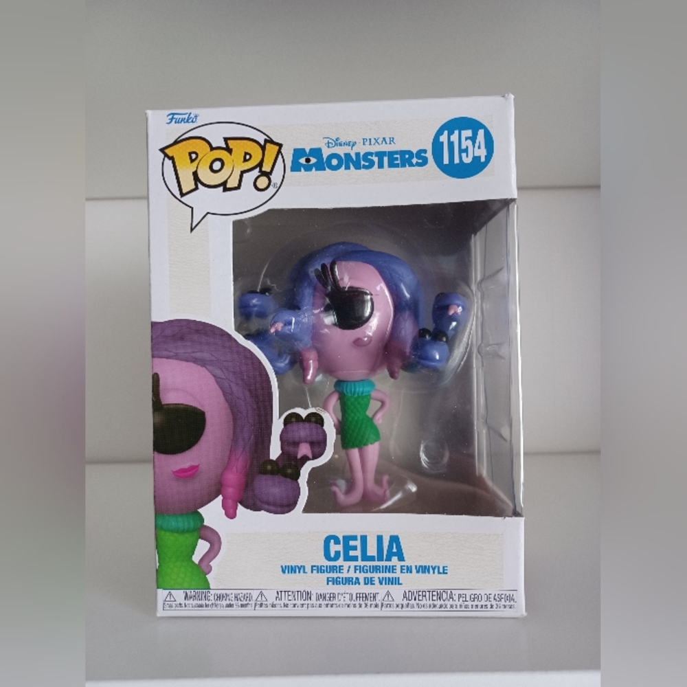 Pixar Disney Celia From Monsters, Inc. 1154 Cartoon Vinyl Figure Funko Pop Toy